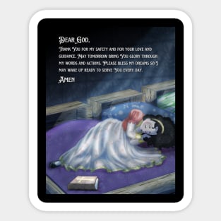 Bedtime Prayer Sticker